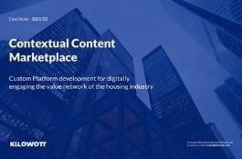 Contextual Digital Content Marketplace for the Housing Industry